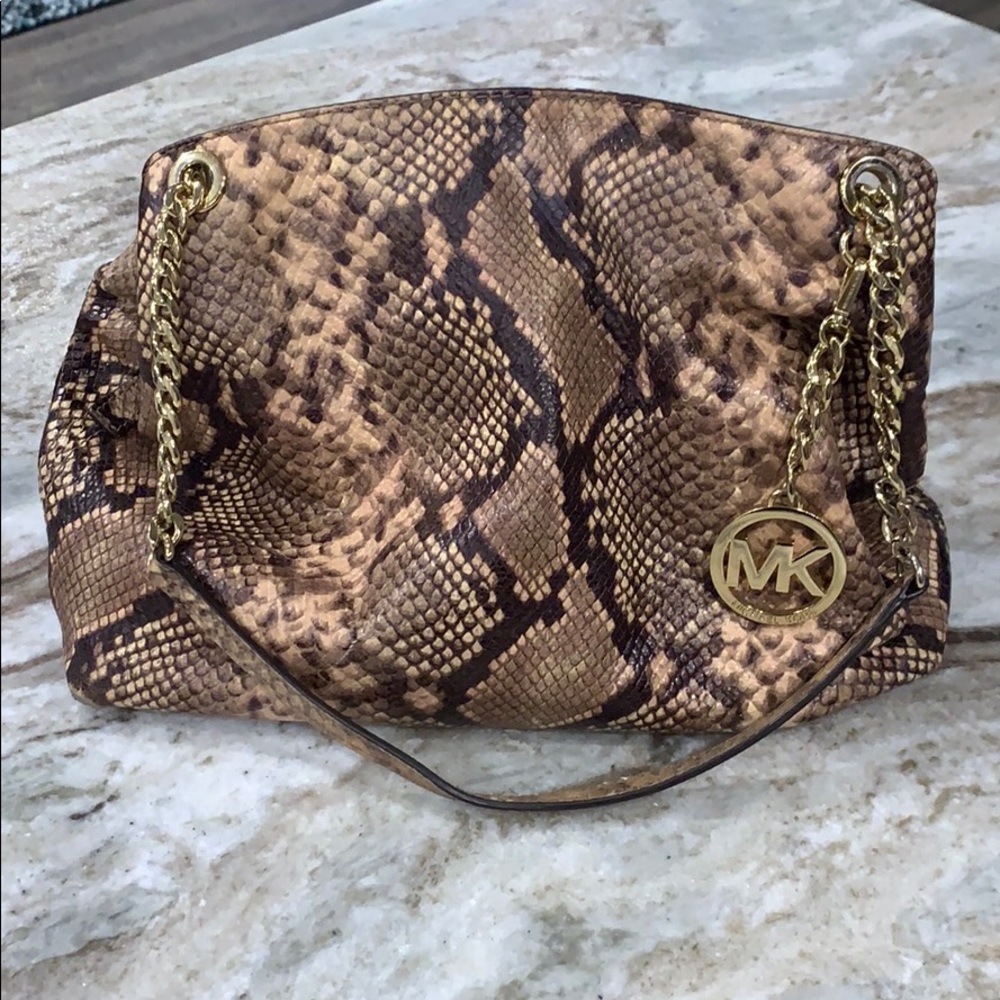 Micheal Kors leopard print purse